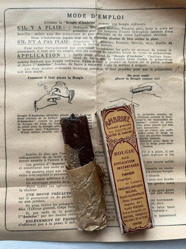 Bougie ambrine soins - soins, aux