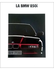 ▄▀▄ Catalogue BMW 850 I (En Français) 1990 ▄▀▄