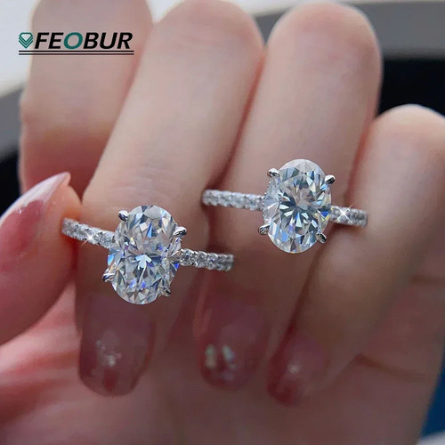Bague fiançailles moissanite - bague,