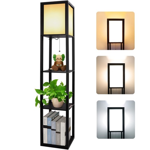 Lampadaire bois réglable - lampadaire, en