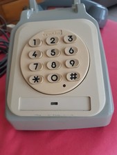 TELEPHONE ANCIEN A TOUCHES VINTAGE GRIS 