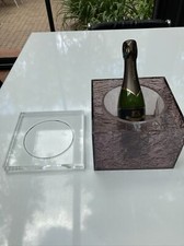 Sceau À Glace En Lucite plexi effet glace  Italien années 70