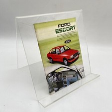 Ford Escort Mode D 'em Ploi Service Entretien Livre de Bord Manuel 1983 Oldtimer
