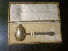 Cuillère à Sauce Manche  Argent  MINERVE  Art Nouveau.Ancien.