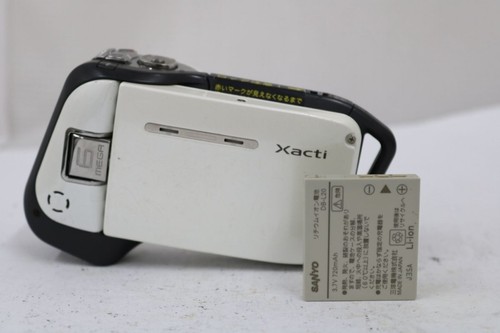 Caméra vidéo blanche sanyo - vidéo,