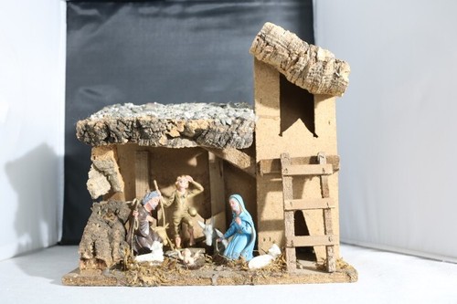 Crèche noël bois - de,
