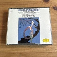 CD audio - MAHLER symphonie n°8 & 10 - leonard bernstein - coffret 2 cd