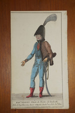 Belle gravure couleur - gravure, portrait