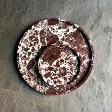 Plateau en marbre Rosso