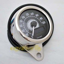 Compteur De Kilomètres Électronique Chromé Daytona Velona Cafè Racer Et Custom