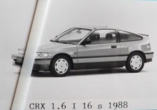 Photo Presse HONDA CRX 1.6i - 16s 1988  . J33