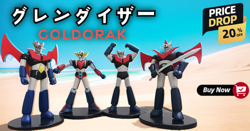 Lot figurines goldorak - 4,