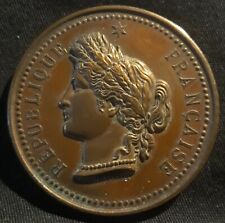 FRANCE Médaille Comice Agricole de L'Arrondissement de StDié Cuivre 5 cm 60 gr