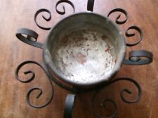 Ancien PORTE-BOUGIE en fer forgé