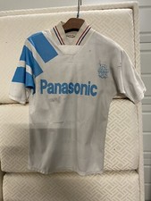 Ancien Maillot Om Olympique De Marseille Annee 90/91 Panasonic 10/12 Ans Kids