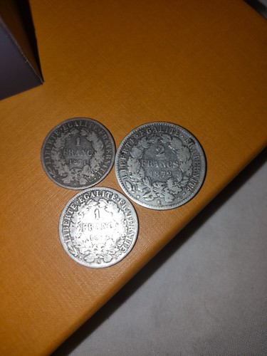 Lot pièces argent cérès - argent,