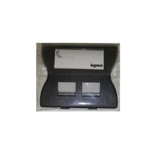 Legrand 085984 Enjoliveur Sagane Graphimat prise double RJ45
