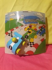 RARE Applique Massive vintage chambre d enfant voiture verre