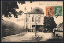 CPA Fumay, Hôtel de la Gare