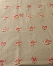 COUPON TISSU AMEUBLEMENT BOTANICA ARTHUR SANDERSON FLEURS 100 X 130 cm