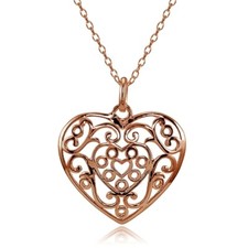 Collier Cœur En Argent