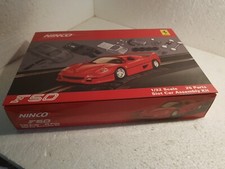 QQ Slot Car 50415 ninco Ferrari F50 Rouge Kit Street Assemblage 25 Pièces