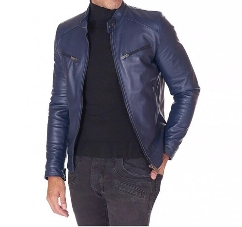 Veste homme bleu - marine, en