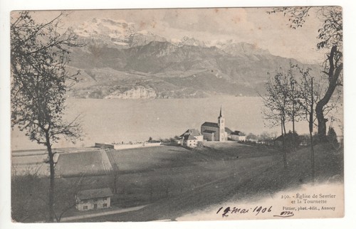 Cpa église de sevrier et - de,