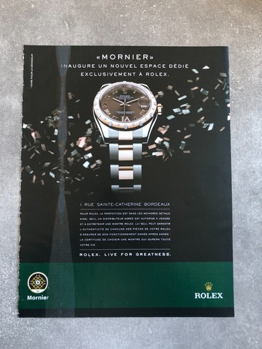 Publicité presse montres - presse,