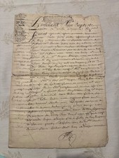 1699 Important acte notarié