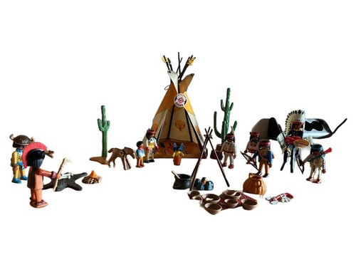 Playmobil camp indien avec - playmobil,