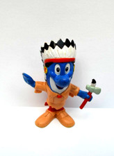 Jouet figurine dauphin chef indien novotel pub pvc non articulé style bully papo