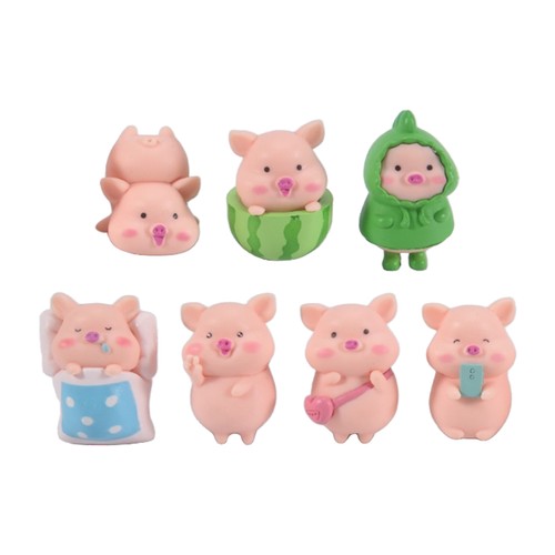 Pcs cochon en plastique - cochon,
