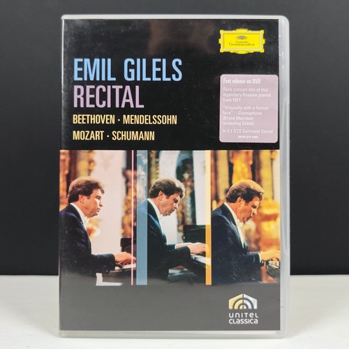 Dvd emil gilels recital - dvd,