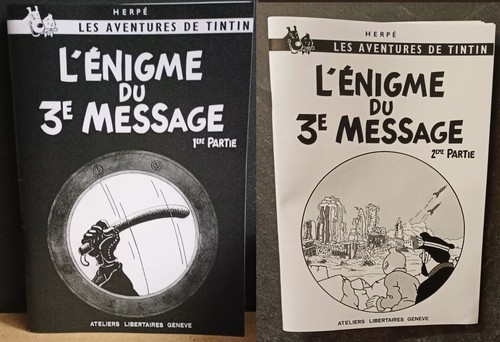 Tintin pastiche énigme du - -,