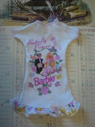 Vetement poupée barbie robe - poupée,