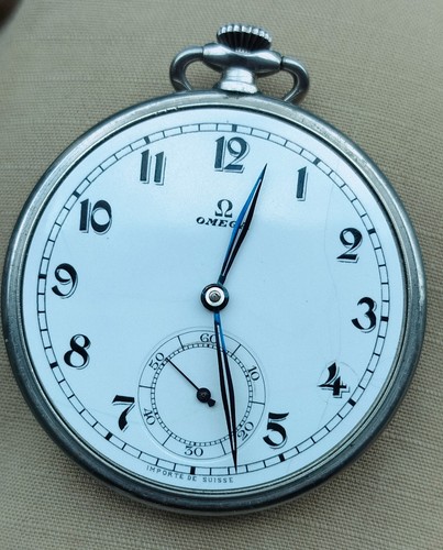 Montre poche omega acier - montre,