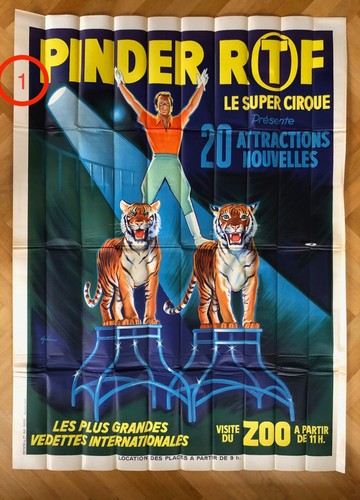 Affiche cirque pinder - du,