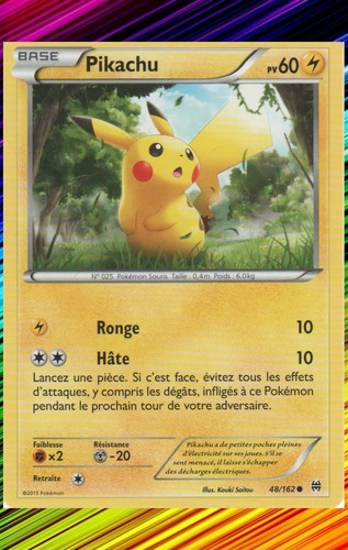 Pikachu xy08 impulsion turbo - -, xy08:impulsion