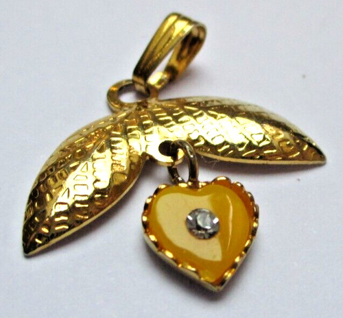 Ancien pendentif feuille