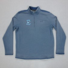 Sweat 1/2 Zip Golf Under Armour Homme L Gris ColdGear Manches Longues Polyester