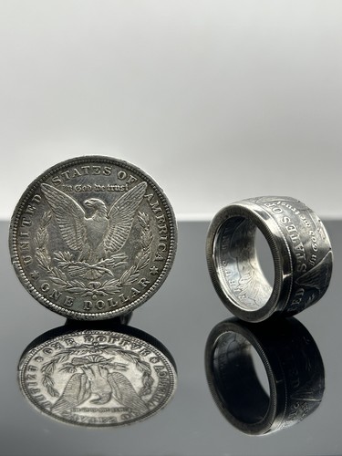Bague pièce monnaie morgan - pièce,