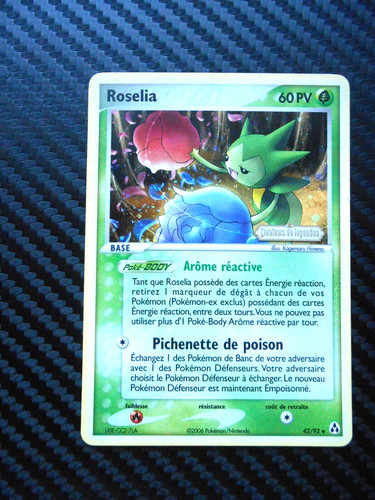 Pokemon carte roselia - , reverse