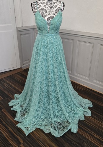 Robe soirée vert eau - robe, d'eau