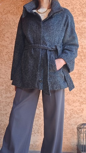 Manteau court camaïeu - manteau, avec