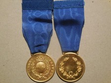 médaille de la valeur militaire royaume de Savoie classe or rare