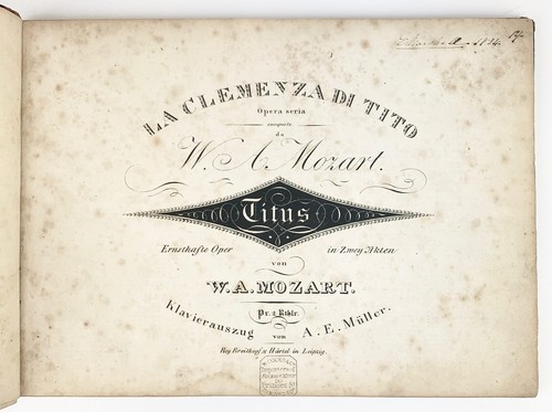 Mozart la clemenza di - w., a.