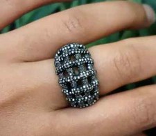 Style Victorien Diamant Pavé