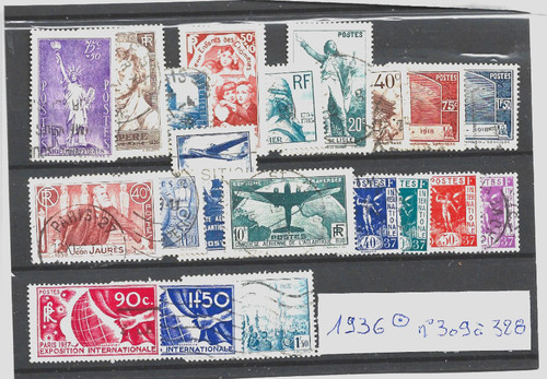 Lot timbres france - lot,