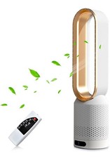 Ventilateur tour sans pales 20” 🌀 Ion négatif, silencieux & télécommande